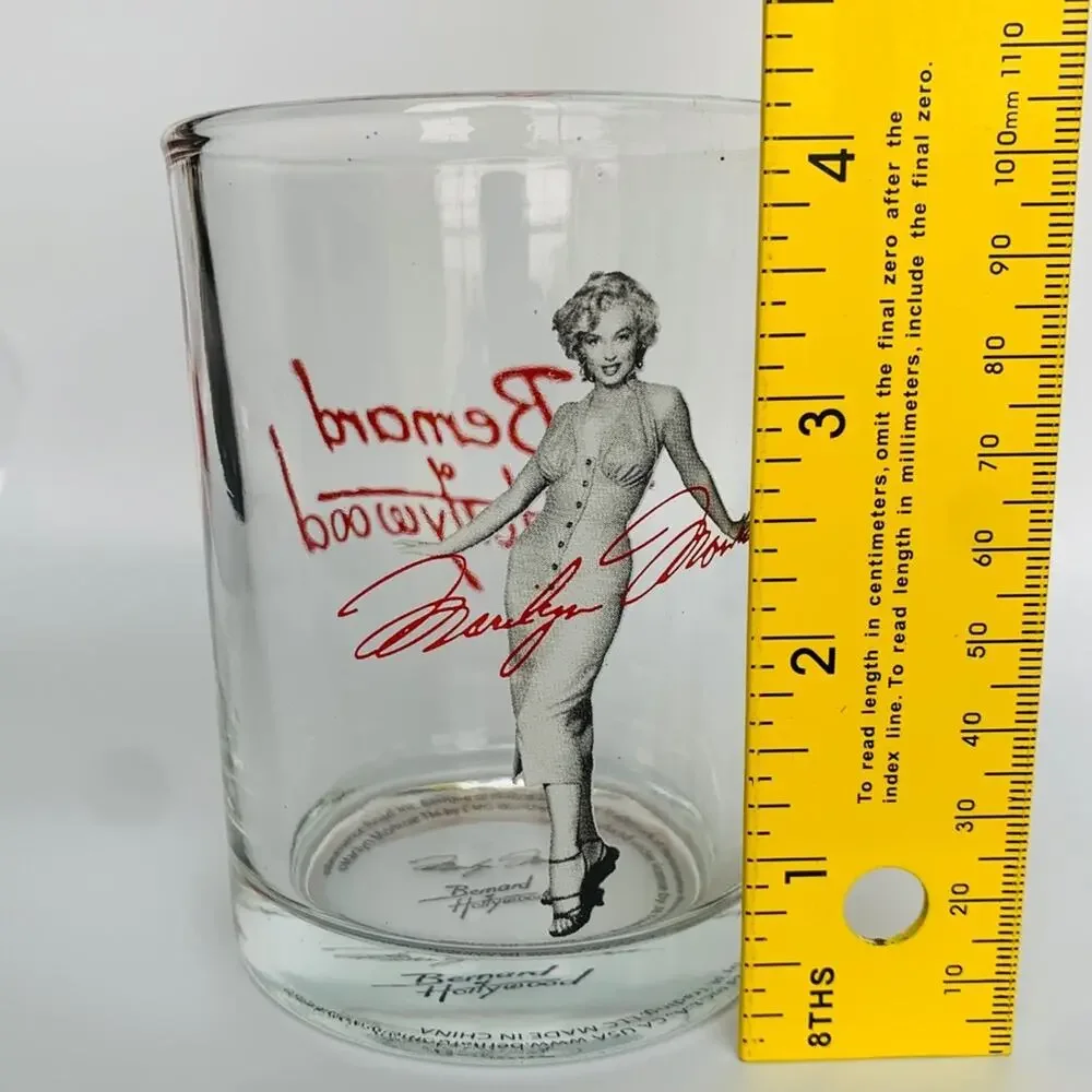 Marilyn Monroe Bernard Of Hollywood Glass Cup